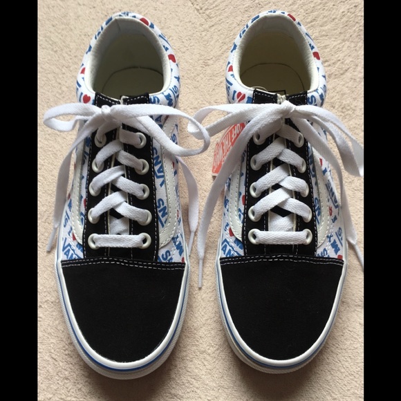 Vans I Love heart My Vans Old Skool Size 6.5 Women - Picture 5 of 10